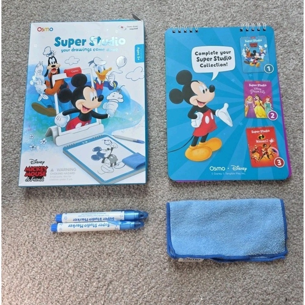 Osmo Super Studio Disney Mickey Mouse & Friends Drawing Game for iPad‎ Ages 5–11